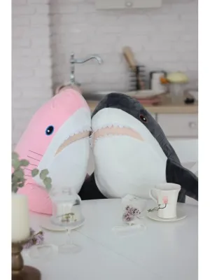 Fancy minkštas žaislas ryklys pilkas 98 cm