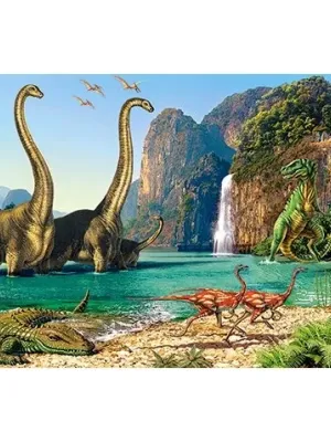 Castorland dėlionė In The Dinosaurs World 60 det.