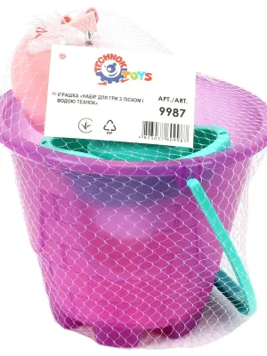 Technok Smėlio žaislų rinkinys, 6 priedai