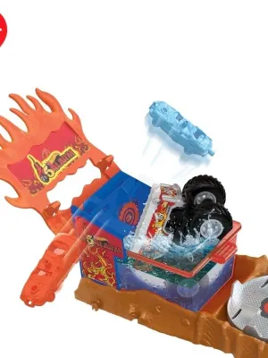 HOT WHEELS MONSTER TRUCK automobilių paleidimo arena