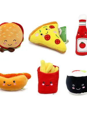 Softlings Foodies minkštas pliušinis kečupas 16 cm