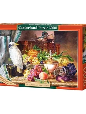 Castorland dėlionė Copy of Still Life With Fruit and a Cockatoo, Josef Schuster 3000 det.