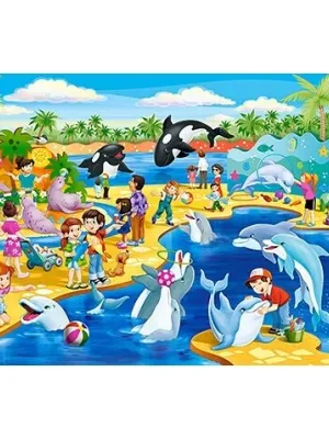 Castorland dėlionė DOLPHINARIUM 60 det.