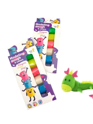 Genio KIds modelino rinkinys 6 spalvos