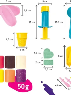 Genio Kids modelino rinkinys Ledainė