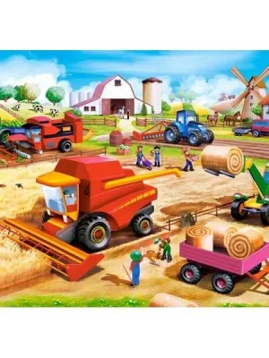 Castorland dėlionės Work on the Farm 60 det.