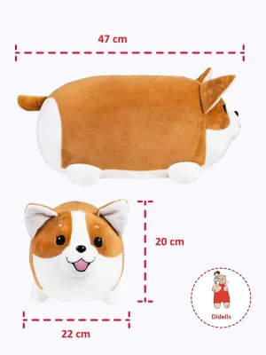 Fancy minkštas žaislas pagalvė šuo korgis Cinamonas 41 cm