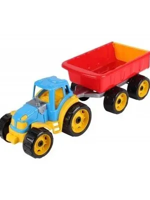 Technok traktorius su priekaba 54 cm