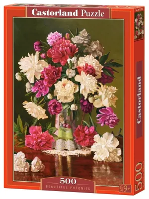 Castorland dėlionė Beautiful Pheonies 500 det