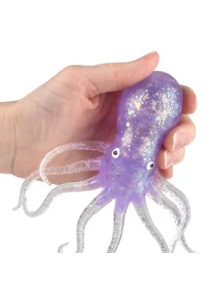 Antistresinis suspaudžiamas aštuonkojis 10 cm