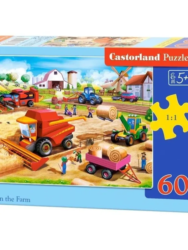 Produktas Castorland dėlionės Work on the Farm 60 det. Paveikslėlis