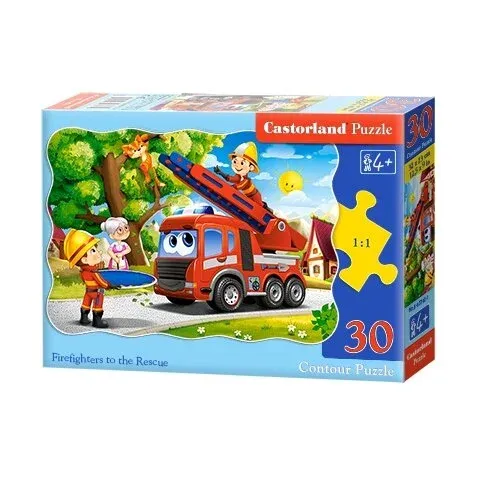 Produktas Castorland dėlionė Firefighters To The Rescue 30 det. Paveikslėlis