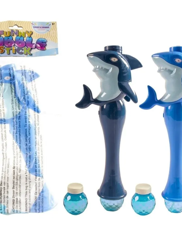 Produktas Muilo burbulų pūtiklis su garso ir šviesu efektais Ryklys Paveikslėlis