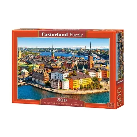 Produktas Castorland dėlionė The Old Town of Stockholm, Sweden 500 det. Paveikslėlis