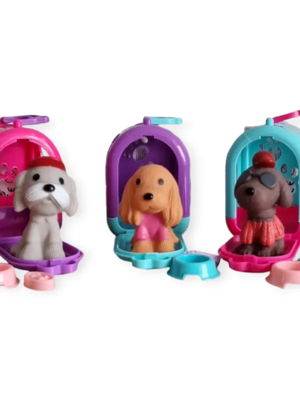 Produktas Cute Pet žaislas gyūnėlis su nameliu ir priedais 9 cm Paveikslėlis