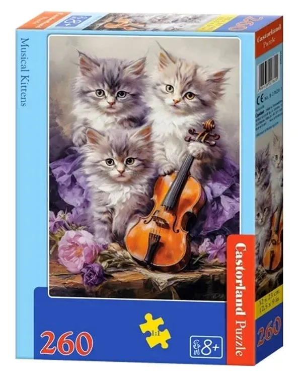 Produktas Castorland dėlionė Musical Kittens 260 det. Paveikslėlis