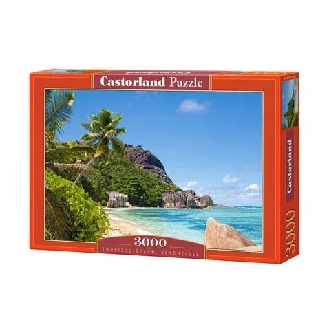 Produktas Castorland dėlionė  Tropical Beach, Seychelles 3000 det. Paveikslėlis