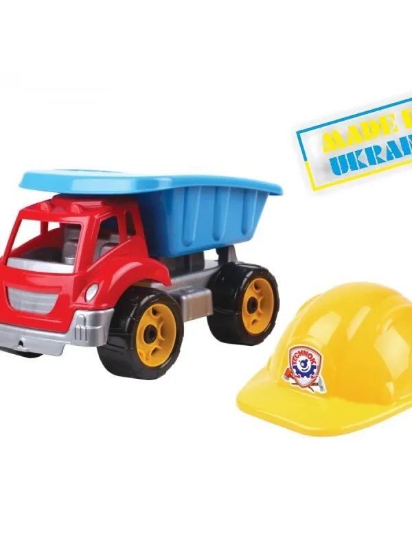 Produktas Technok statybininko rinkinys mašina su šalmu Paveikslėlis