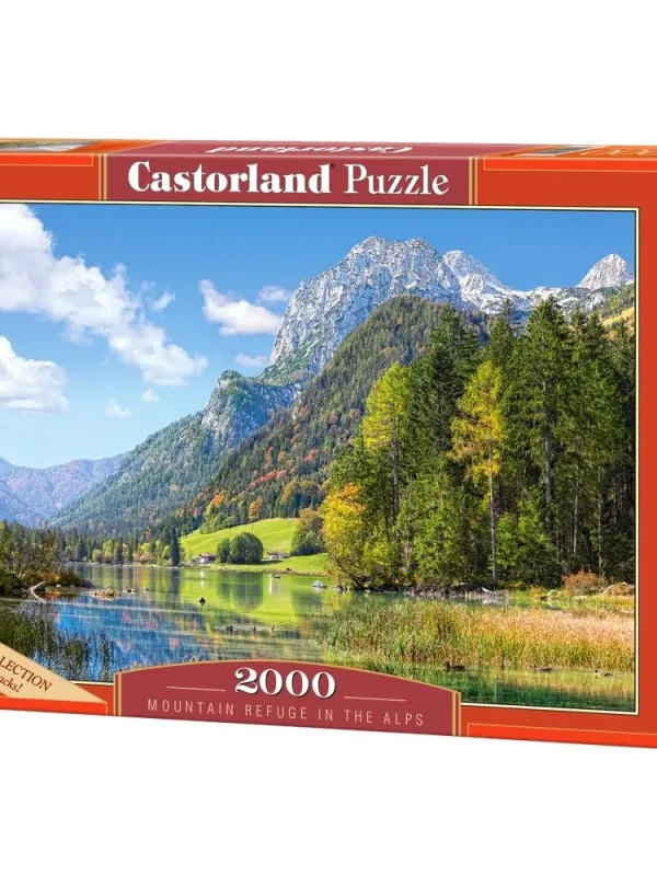 Produktas Castorland dėlionė Mountain Refuge in the Alps 2000 det. Paveikslėlis