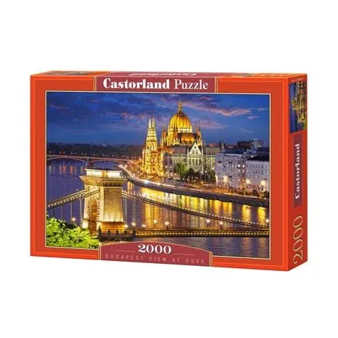 Produktas Castorland dėlionė Budapest view at dusk 2000 det. Paveikslėlis