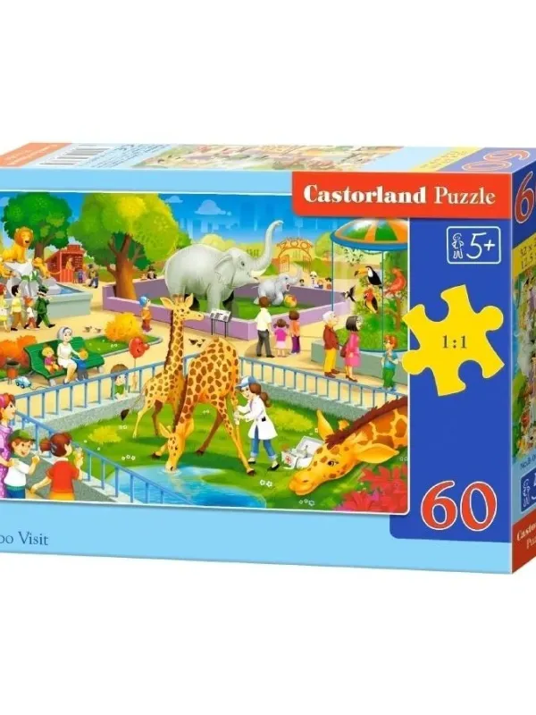 Produktas Castorland dėlionės Zoo Visit 60 det. Paveikslėlis