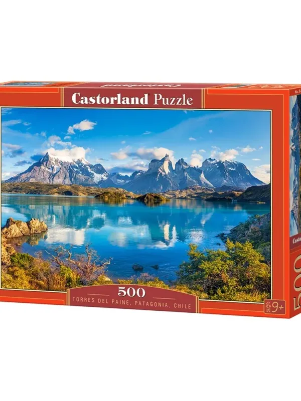 Produktas Castorland dėlionė Torres Del Paine, Patagonia, Chile 500 det Paveikslėlis