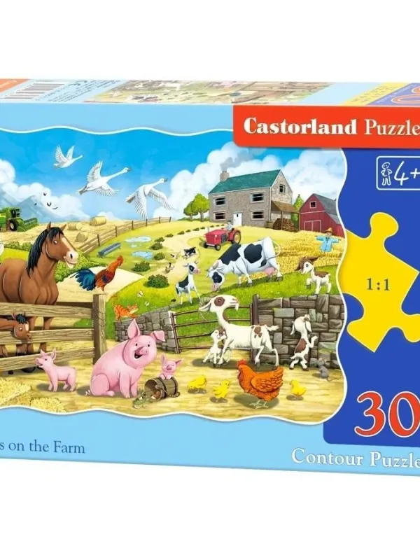 Produktas Castorland Animals on the Farm 30 det. Paveikslėlis