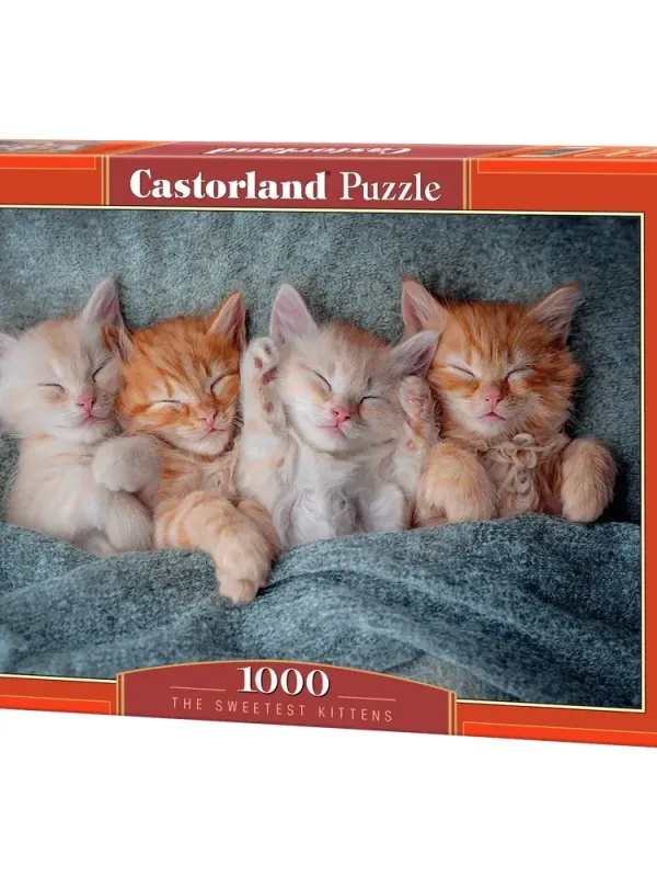 Produktas Castorland dėlionė The Sweetest Kittens 1000 det. Paveikslėlis
