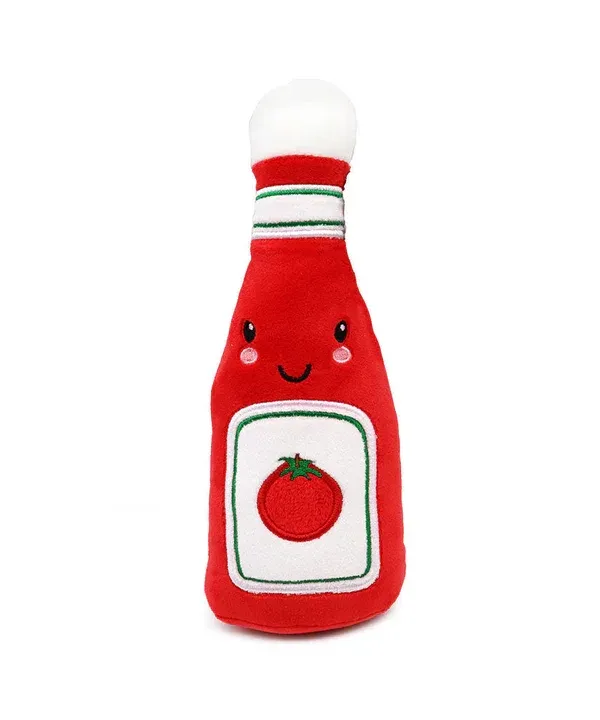 Produktas Softlings Foodies minkštas pliušinis kečupas 16 cm Paveikslėlis