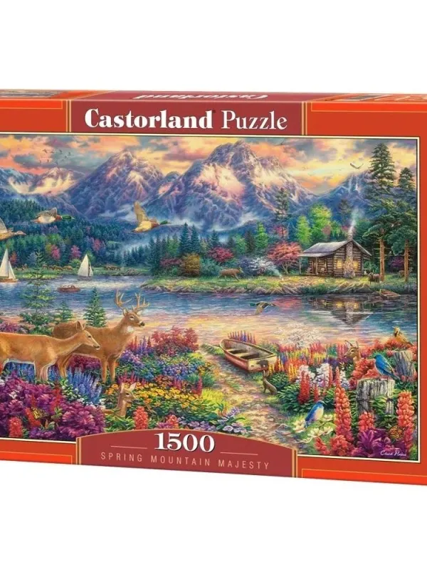 Produktas Castorland dėlionė Spring Mountain Majesty 1500 det. Paveikslėlis