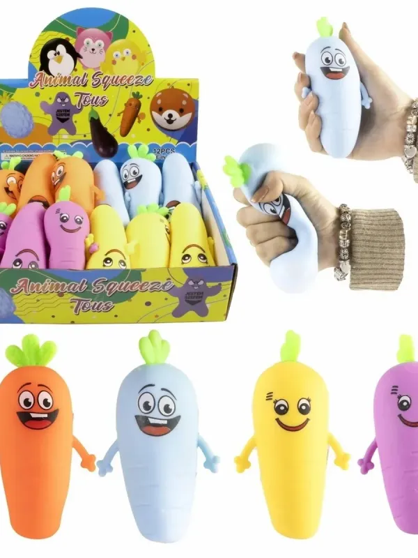 Produktas Antistresinė suspaudžiama morka 14,5 cm Paveikslėlis