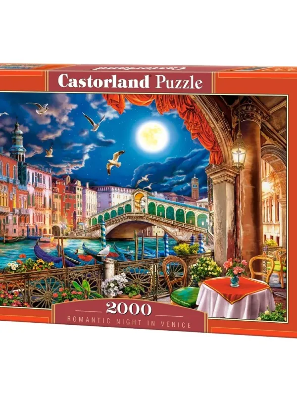 Produktas Castorland dėlionė Romantic Night in Venice  2000 det. Paveikslėlis