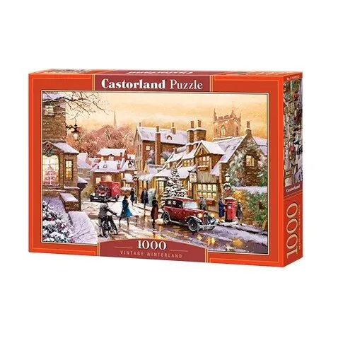 Produktas Castorland dėllionė Vintage Winterland 1000 det. Paveikslėlis