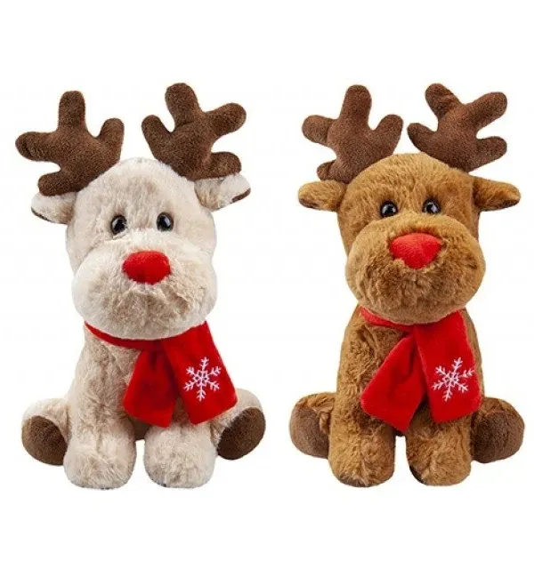 Produktas Minkštas Kalėdinis elniukas 25 cm Paveikslėlis