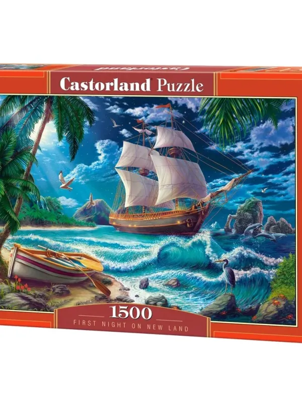 Produktas Castorland dėlionė First Night on New Land 1500 det. Paveikslėlis