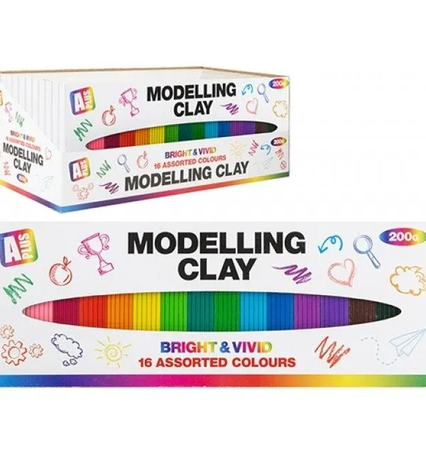 Produktas „Bright & Vivid“ 16 spalvų plastilino rinkinys 200 g Paveikslėlis