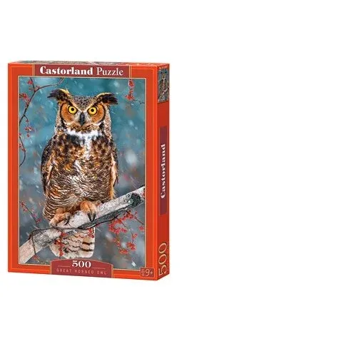 Produktas Castorland dėlionė Great Horned Owl  500 det. Paveikslėlis