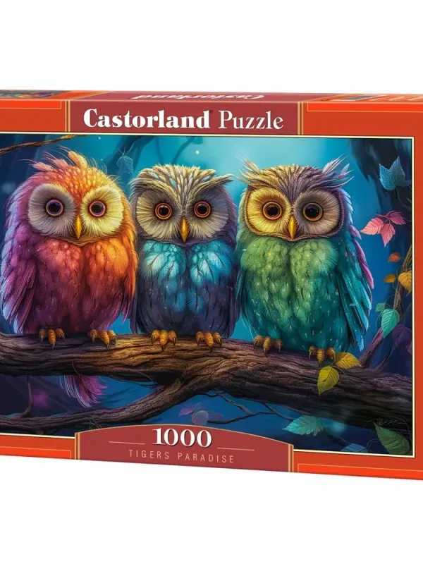 Produktas Castorland dėlionė Three Little Owls 1000 det. Paveikslėlis
