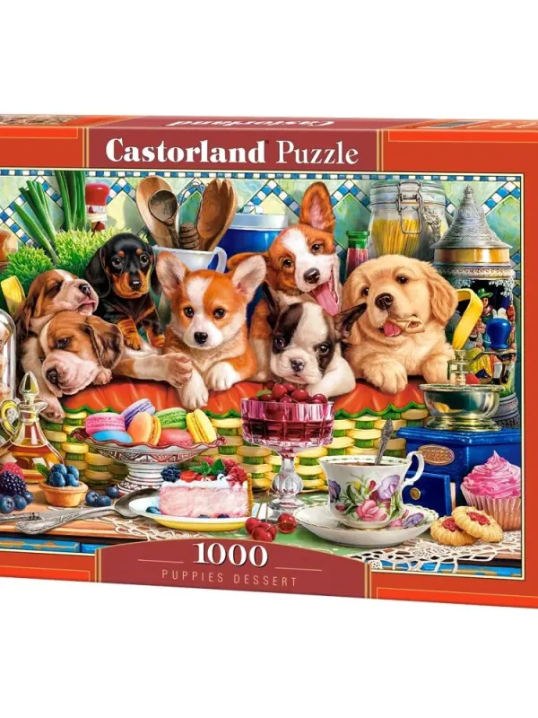 Produktas Castorland dėlionė Puppies Dessert 1000 det. Paveikslėlis