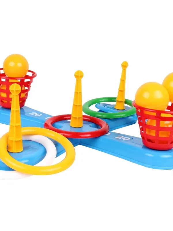 Produktas Technok žaidimas Užmesk žiedą su kamuoliukais 46.5 cm Paveikslėlis