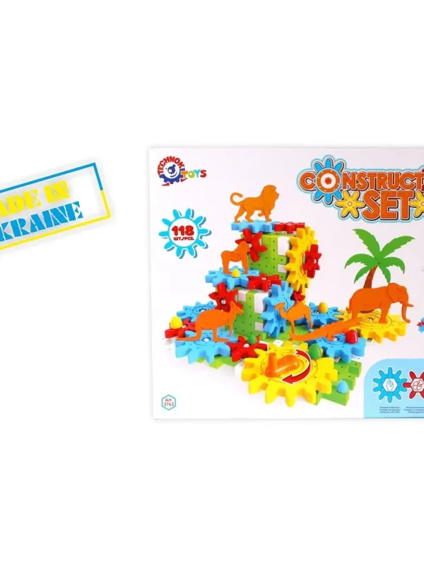 Produktas Technok konstruktorius su krumpliaračiais Gyvūnai 118 detalių Paveikslėlis