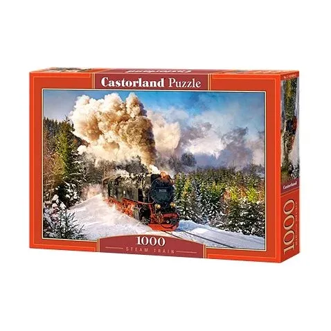 Produktas Castorland dėlionė Steam Train 1000 det. Paveikslėlis