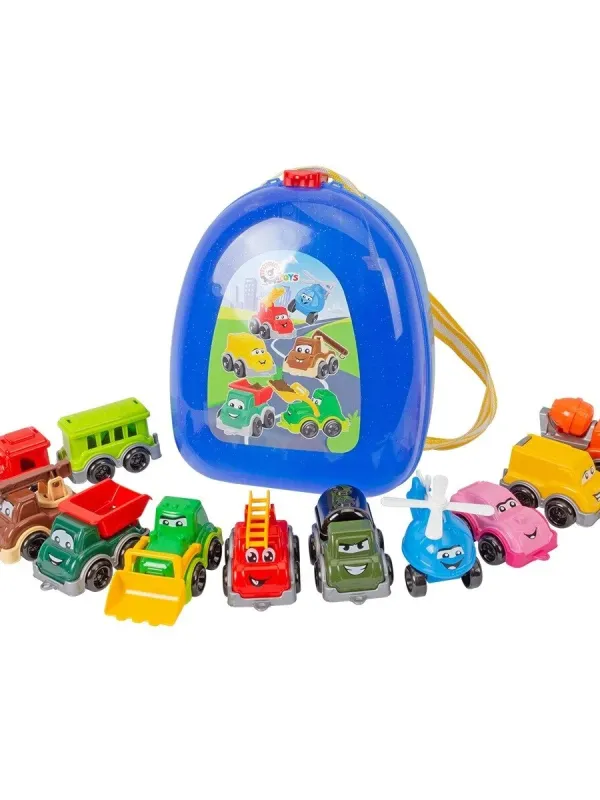 Produktas Technok mini mašinėlių rinkinys kuprinėje Paveikslėlis