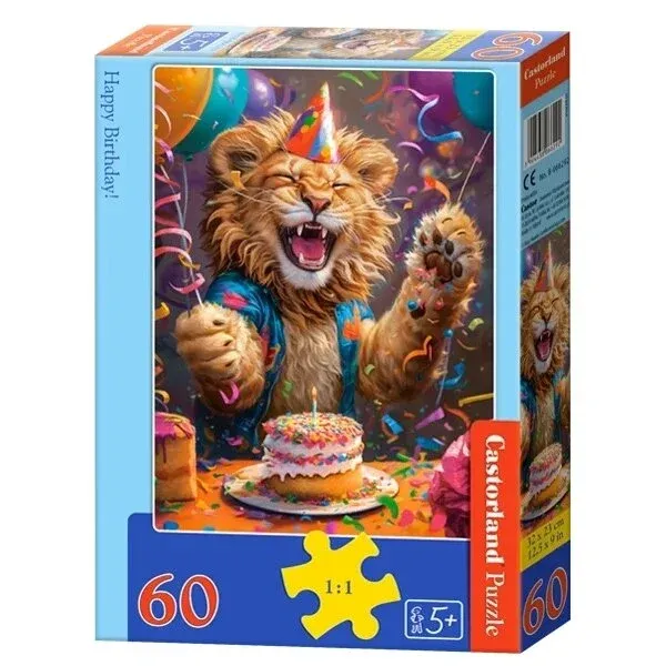 Produktas Castorland dėlionės Happy Birthday! 60 det. Paveikslėlis