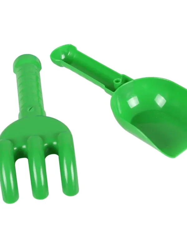 Produktas Technok smėlio žaislų rinkinys grėbliukas kastuvėlis 2 vnt. Paveikslėlis