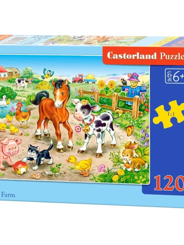 Produktas Castorland dėlionė On the Farm 120 det. Paveikslėlis