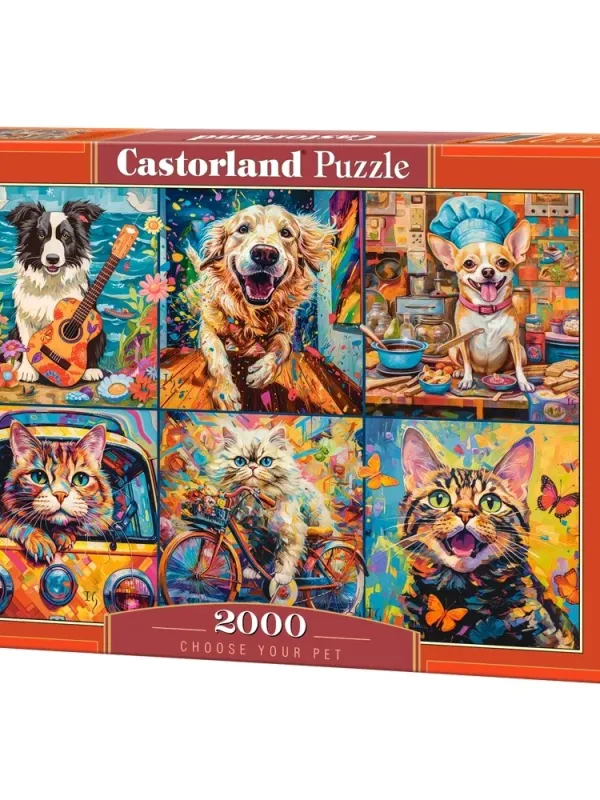 Produktas Castorland dėlionė Choose Your Pet  2000 det. Paveikslėlis