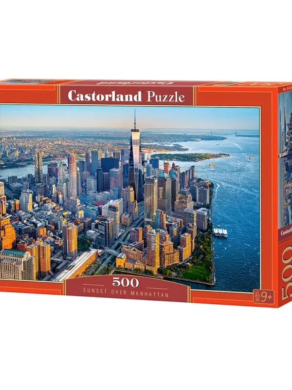 Produktas Castorland dėlionė Sunset over Manhattan 500 det Paveikslėlis