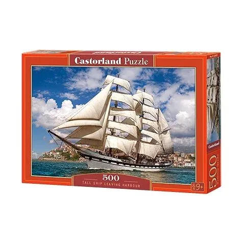 Produktas Castorland dėlionė Tall Ship Leaving Harbour  500 det Paveikslėlis