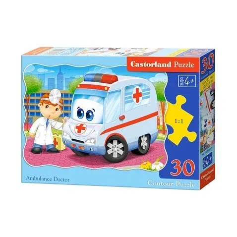 Produktas Castorland dėlionė  Ambulance Doctor 30 det. Paveikslėlis